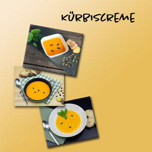 Vorlage mit K&uuml;rbiskernsuppenfotos