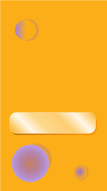 leeres Teplate in orange-gelb mit leerem Textfeld