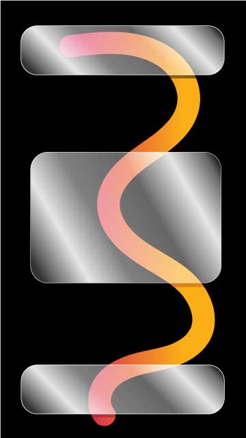 story Template mit leeren Textfeldern