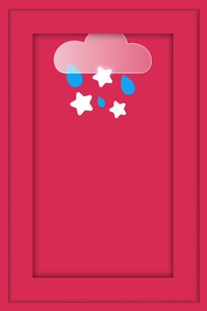 Template mit Wettersymbol, Wolke, regen, schnee