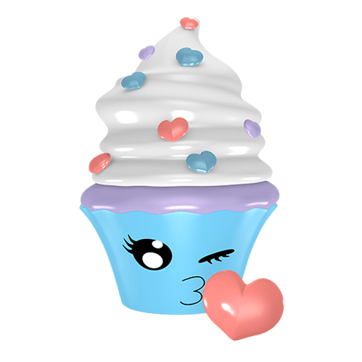 Sticker mit Kussmund