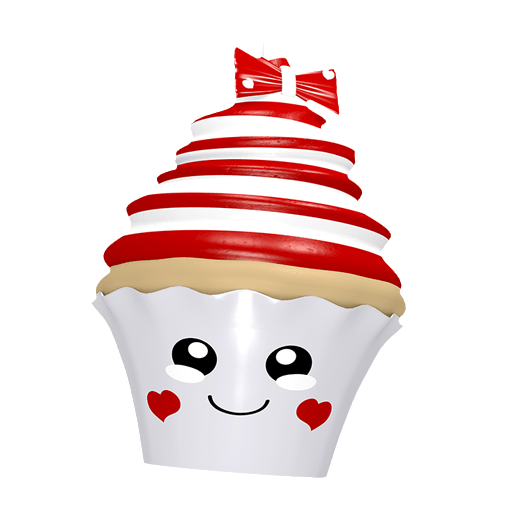 l&auml;chelnder Cupcake Sticker