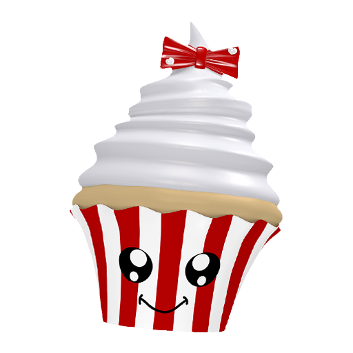 lustiger Cupcake Sticker