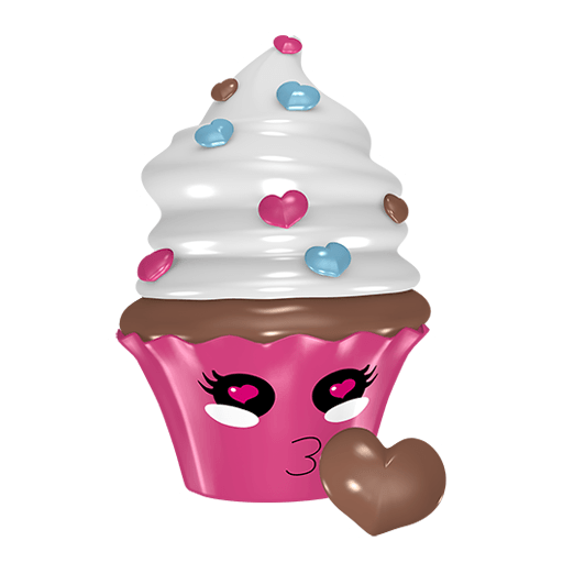 k&uuml;ssender Cupcake Sticker