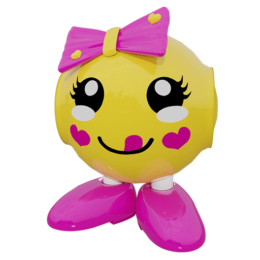 Robot M&auml;dchen mit Naschzunge