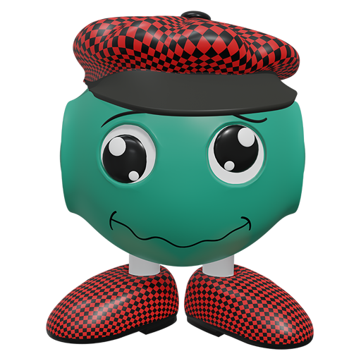 kleiner Roboter schaut verwirrt