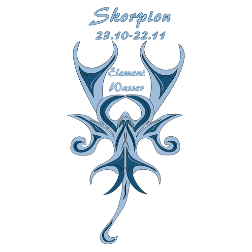 Sternzeichen Scorpion Symbol