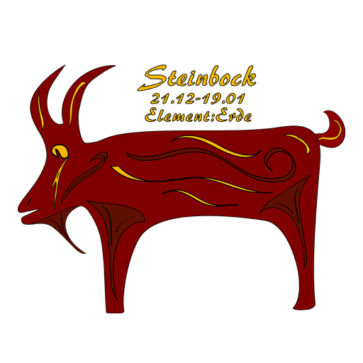 Sternzeichen Steinbock, Symbol