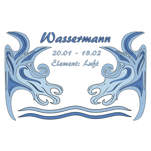 Sternzeichen Wassermann, Symbol