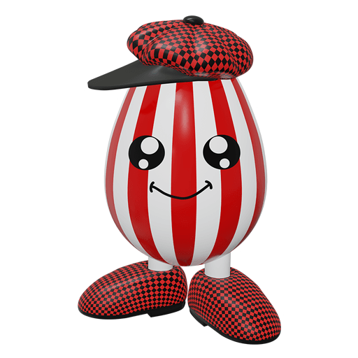 cooles Osterei mit Cappy