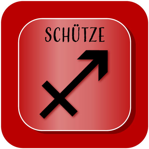 Sternzeichen Sch&uuml;tze Sticker, k&uuml;nstlerische Darstellung