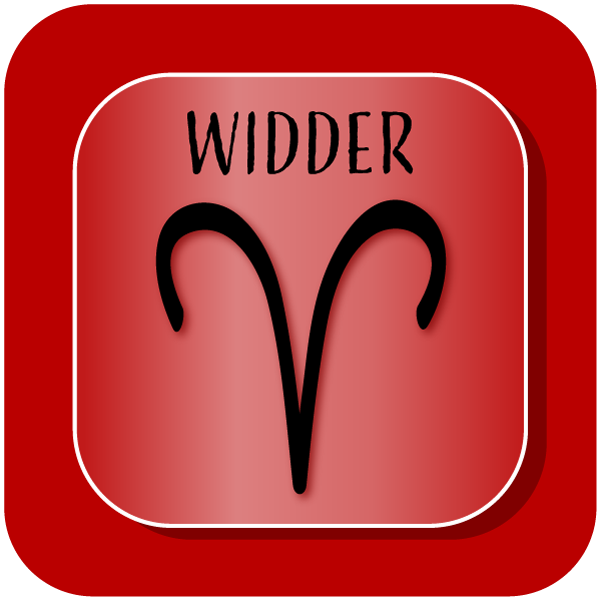 Widder Sternzeichen Sticker, k&uuml;nstlerische Darstellung